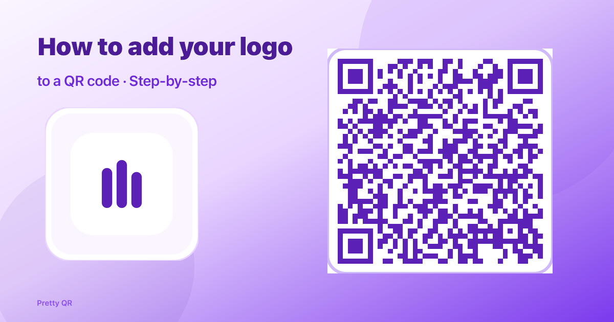 How to Add Your Logo to a QR Code (Step-by-Step) | Pretty QR Blog